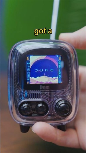 This Tiny Speaker Has a Secret Screen #gadget #divoom