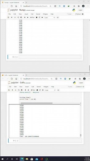 [Interesting results] Numpy vs Cupy #Shorts