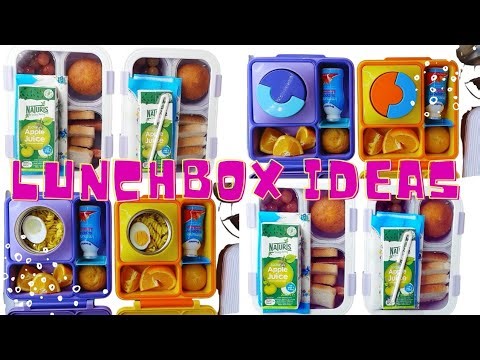 1 WEEK OF SCHOOL LUNCHBOX IDEAS