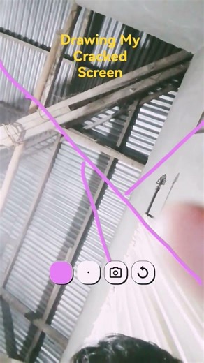 Drawing My Cracked Phone