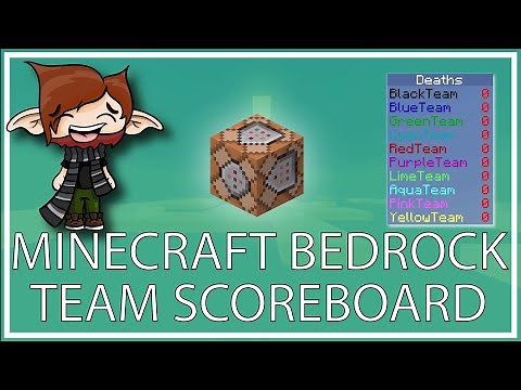 Teams Scoreboard Tutorial for Minecraft Bedrock Edition 1.21.92 #minecraftbedrock #commandblock