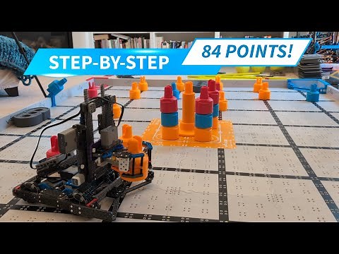 84 Points - step-by-step robot for VEX IQ Mix & Match by Ben Lipper