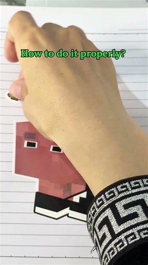 Roblox or Minecraft? Stickers Art #art #minecraft #sticker #asmr #drawing #diy #roblox #shorts