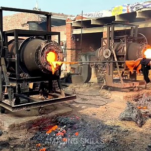Long Rails Turning & Scraping at Express Metal Recycling