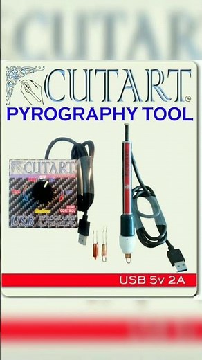 World's Finest and Easiest Cutart Pyrography and Wood burning tool for professional and beginners