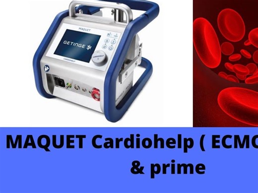 MAQUET Cardiohelp ( ECMO) setup & prime