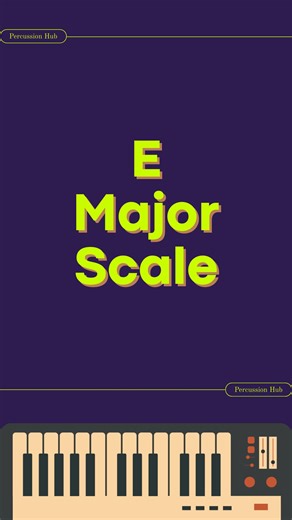 E Major Scale made simple  Start your music journey with easy notes...