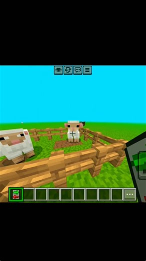 Minecraft But Baby Mobs Are Giant! 😱 #minecraft #shorts