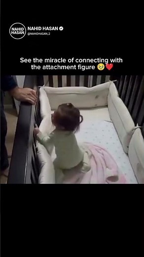 See the miracle of connecting with the attachment figure 🥹❤️