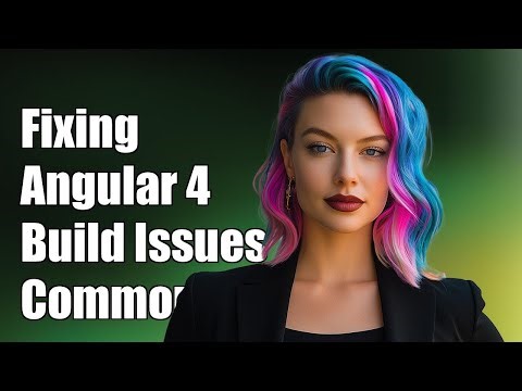Fixing Angular 4 Production Build Issues: Common Errors and Solutions