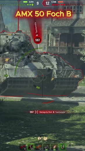 AMX 50 Foch B World of Tanks #wot #shorts