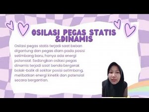 Percobaan gerak harmonik sederhana: osilasi pegas✨