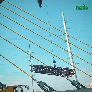 Parthala flyover -a major infra project of noida authority meant to enhance connectivity between Noida -Greater Noida. Work happening in a fast track mode & project shall be completed very soon | Noida Authority