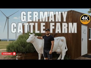 Cattle Farm Tour in Germany 2025 | 4K Video