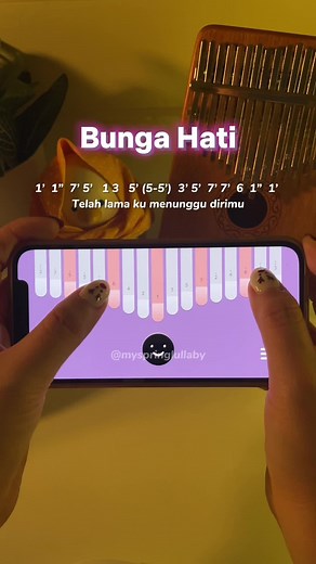Bunga Hati - Salma Salsabil 🌸 Kalimba Tutorial
