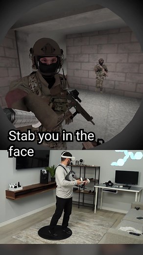 Virtual Reality Gameplay with Oculus Quest 2 | Stabby Syringe Action