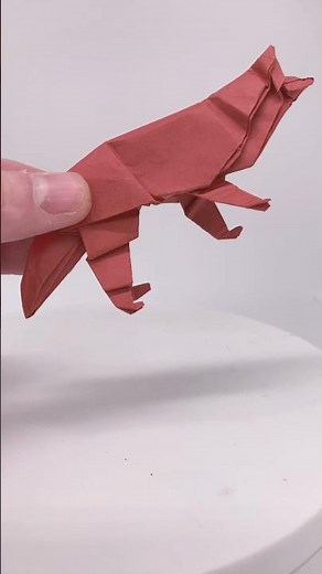 Origami Wolf #short