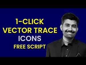 How to Batch Vector Trace PNG to EPS in One Click | Illustrator Script Tutorial