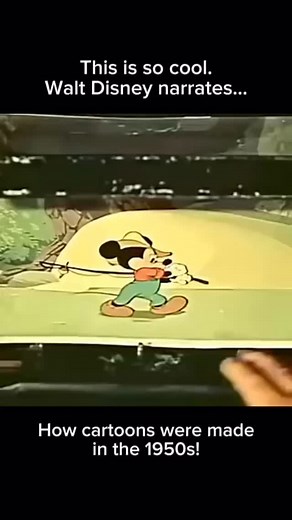 How cartoons were made in the 1950s! And Walt Disney himself is narrating! #disney #instadisney #disneyreels #disneyinsta #disneyworld #disneyland #disneygram #disneyig #waltdisney #mickey #mickeymouse #animation #cartoon | Disney Mouse House