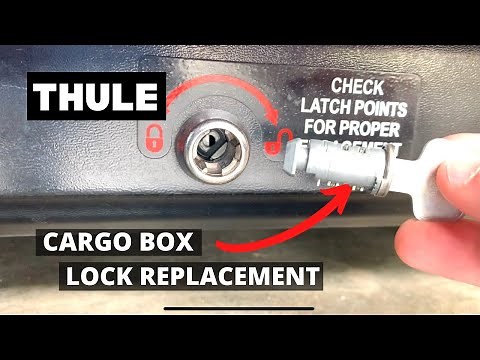 Thule Cargo Box Lock Replacement, How to Change a Thule Roof Box Lock Cylinder