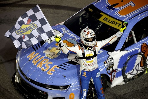 Chase Elliott’s car designer and cancer patient’s video goes viral as she celebrates Hendrick star’s emphatic win