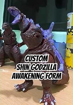 Custom shin godzilla awakening form #customfigure #godzilla #shingodzilla