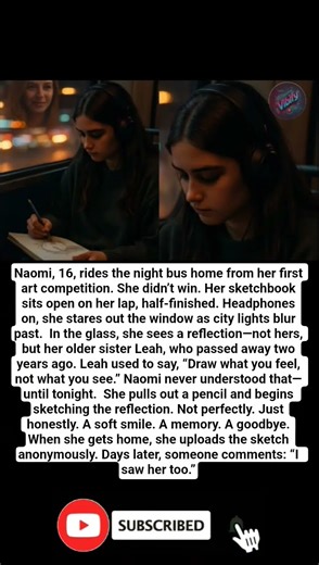 The Bus Ride Back: A Sketchbook, a Song, and Her Sister’s Reflection”
