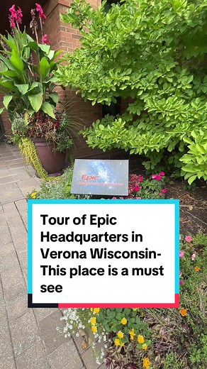 Tour of Epic Headquarters in Verona, Wisconsin. The campus is huge and every building has a different. There was no way we could see it all so picked the top two buildings we wanted to see. #momsoftiktok #momlife #husbandwife #vacation