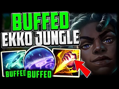 BUFFED EKKO IS SO EASY TO PLAY! (BEST BUILD/RUNES) | Ekko Jungle Guide Season 13 League of Legends