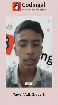 At Codingal, students learn coding in a way that helps them grow both on screen and beyond it