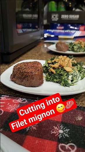 filet mignon cooked in smart oven