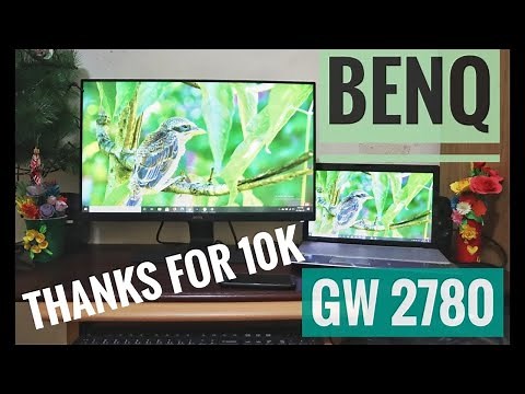 BenQ GW2780 27 Inch Full HD IPS Monitor. UNBOXING.
