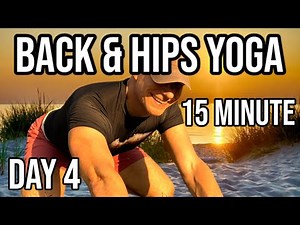 15 Min Yoga Stretch for Hip & Low Back Pain - 5 Day Yoga Challenge