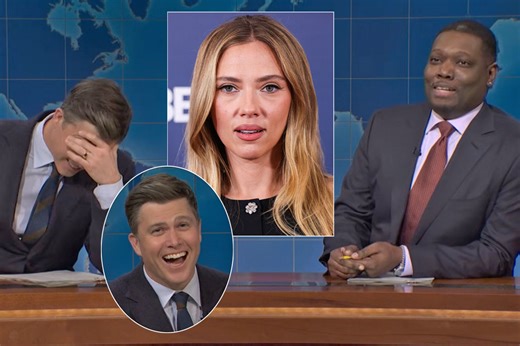 SNL’s Michael Che Tricks Colin Jost Into Reading MORE Brutal Scarlett Johansson Insults In This Year’s Joke Swap!