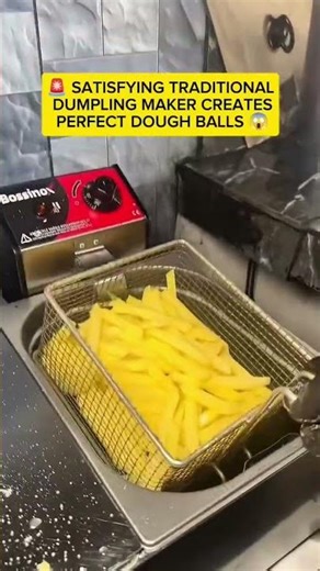 SATISFYING TRADITIONAL DUMPLING MAKER CREATES PERFECT DOUGH BALLS 😱 #FoodASMR #Viral #USA