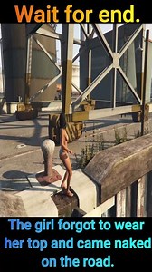 #gta5 #shorts #the girl forget to wear her top came naked on the road.