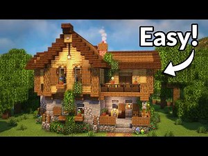 Minecraft: Large Medieval Survival House (Tutorial)