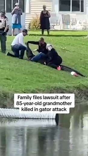 An 85-year-old woman was dragged into a pond and killed by an alligator in Florida. Nearly a year later, Gloria Serge’s family is suing the community where the attack happened. Tap the link in our bio for the full story 📲 #Florida #FortPierce #alligator #gator #GloriaSerge