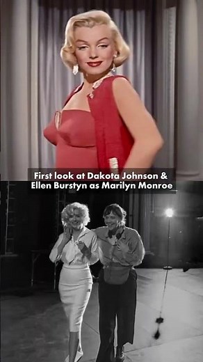 First look at Dakota Johnson and Ellen Burstyn as two versions of Marilyn Monroe.