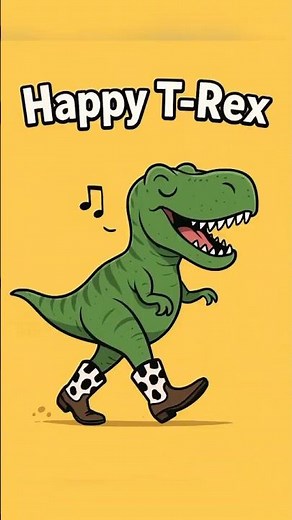 T-Rex Can’t Stop Smiling 😆🦖