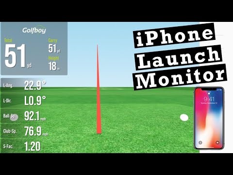 IPHONE LAUNCH MONITOR | GOLFBOY NEW VERSION
