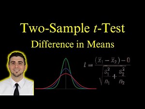How to Perform a Two-Sample t-Test for Difference in Means | Significance Tests