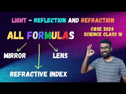 All Formulas 🔥 of Light Reflection and Refraction | CBSE Class 10 Science