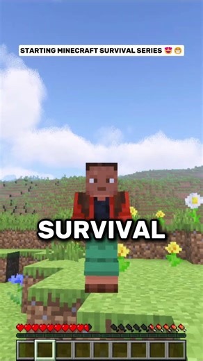 Starting my Minecraft Survival Series Soon 😍😁 #minecraft #minecraftshorts