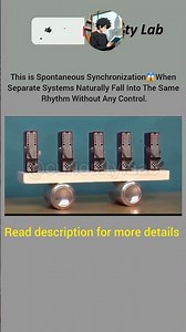 This is Spontaneous😱Synchronization When Separate Systems Naturally. #shorts