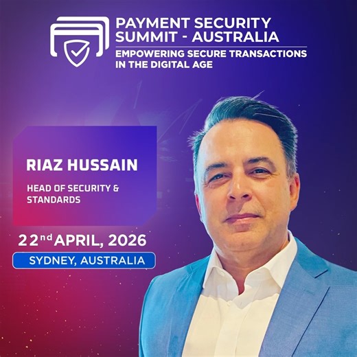 Payment Security Summit Series on Instagram: "We’re pleased to welcome Riaz Hussain, Head of Security & Standards, Australian Payments Network (AusPayNet) as a speaker at Payment Security Summit – Australia With deep expertise in security governance and industry standards, Riaz will share insights on strengthening transaction security in an increasingly complex digital payments ecosystem. 📍 22 April 2026 | Hilton Sydney, Australia Empowering secure transactions in the digital age Partner with u