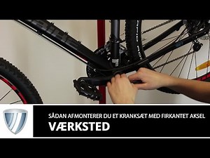 Sådan afmonterer du kranksæt med firkantet aksel (og Octalink)