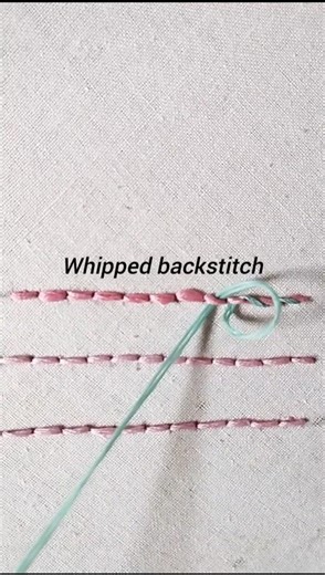 three easy back stitch design for beginners#embroidery tutorial#easy embroidery design #slowstitch