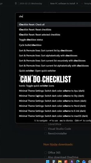 This Obsidian Plugin Resets your Checklists Instantly! #obsidian #obsidianplugin #checklists