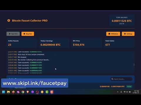 🤑 LEGIT Bitcoin Auto Claimer 20,000+ Faucets! 💰